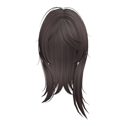 Long Emo Messy Hair (New Brown) Roblox item