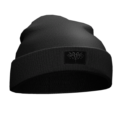 さ dark grey black beanie Roblox item