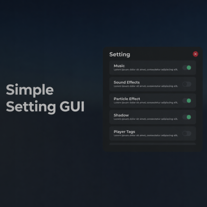 Simple Setting Gui