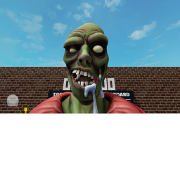 Survive in a box with a spawning Zombie