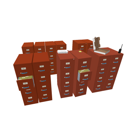 Red Filing Cabinets - FNaF Security Breach