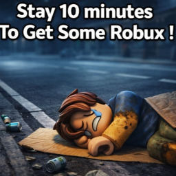 Stay 10 minutes To Get Some Robux !