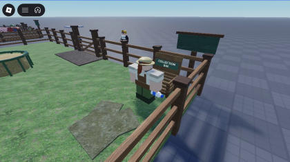 Animated Cow Farm Pen - Working Cow NPC preview 3
