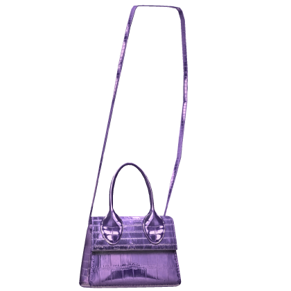Purple Metallic Mini Crossbody Bag 3.0