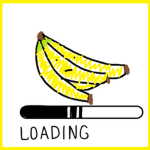 The Still Loading Banana Bunch