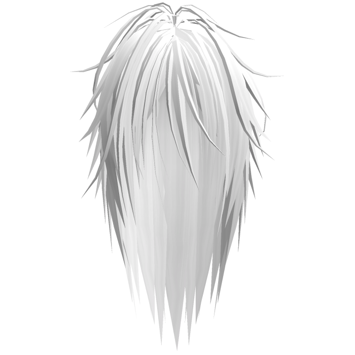 Long Vkei Moe Messy Hair (White)