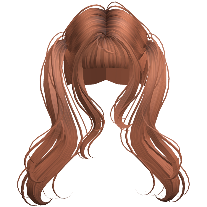 Ginger Cute Flowy High Pigtails