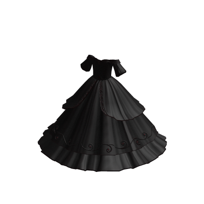 ♾️ Black Elegant princess gown thumbnail