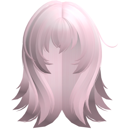 aoi mukou fluffy messy anime hair pink