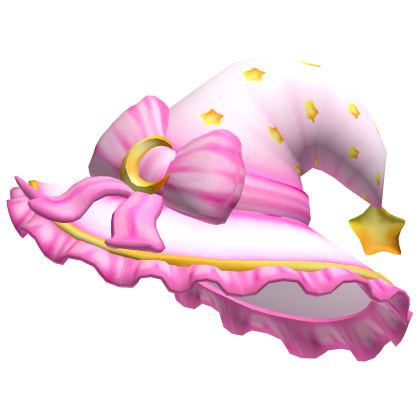 Light Pink Kawaii Witch Hat