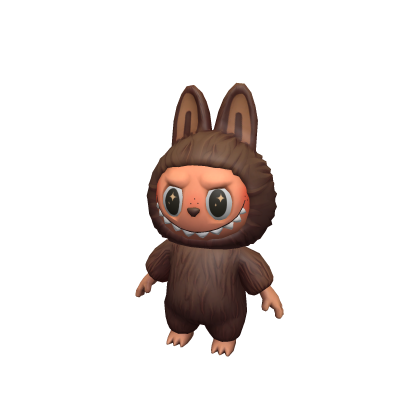 Brown Labubu Keychain thumbnail