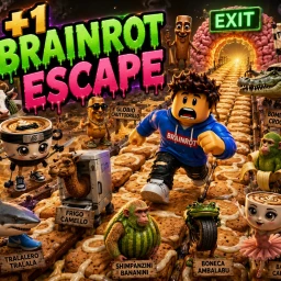 +1 brainrot escape icon