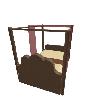 Elegant Bed with Top