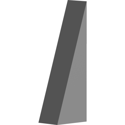 Retro low-poly nose (GRAY)