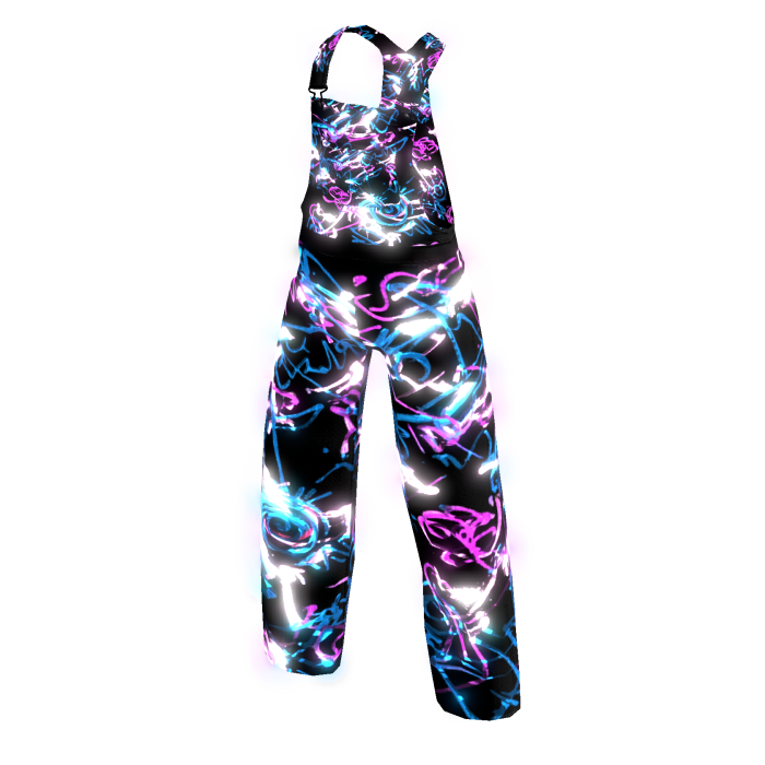 Glowing Colorful Overall Lightning Neon Emissive
