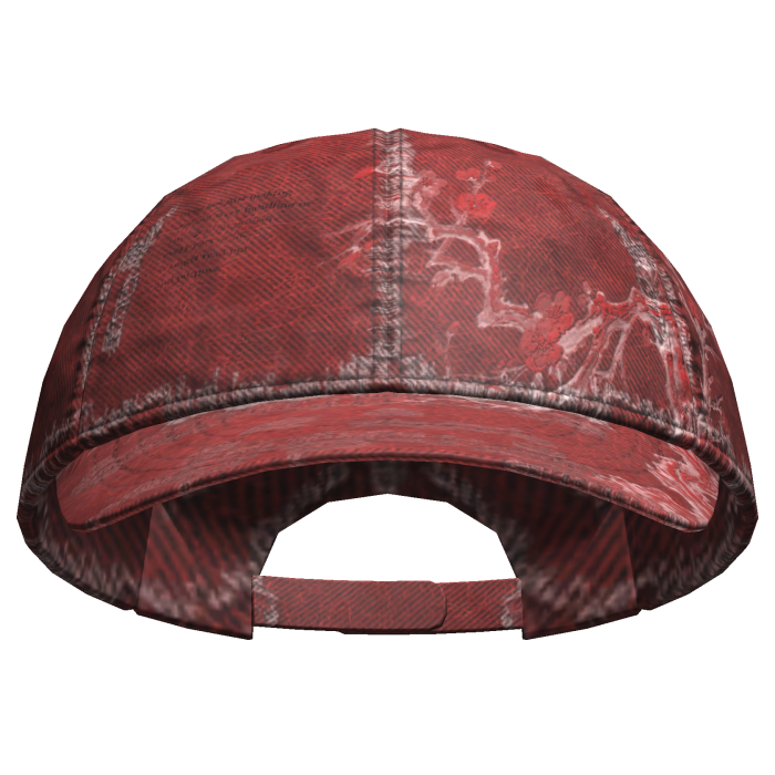 Sakura Blossom Skater Cap Red