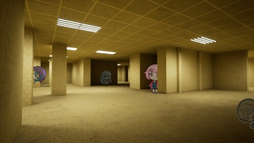 Nene Kusanagi In The Backrooms (Project Sekai)