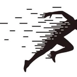 100m dash test icon