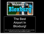 The Official Bloxburg Airport