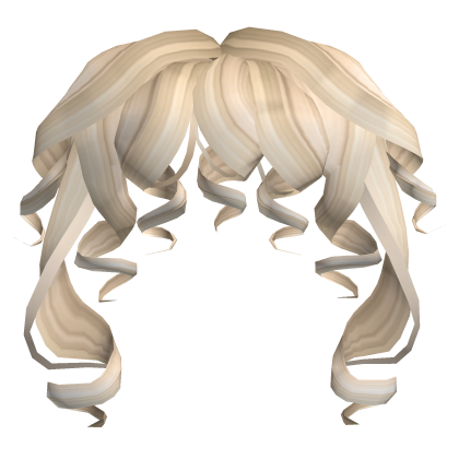 Curly Cottagecore Bangs [Blonde] Roblox item