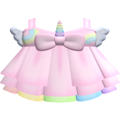 . ‿ ♡ alicorn dress in pink