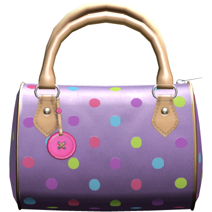 Purple Multicolor Confetti Button Bag Roblox item