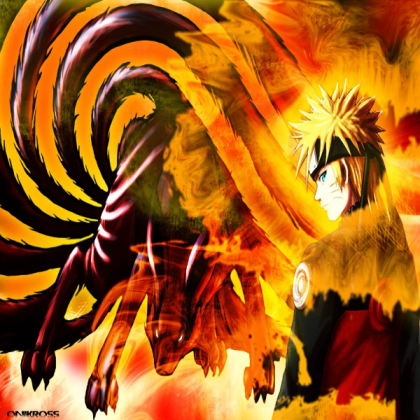 Naruto and ninetails Roblox decal