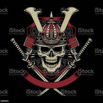 the black skeleton samurai