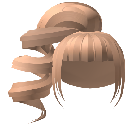 Blonde Swirly Gyaru Side Ponytail Roblox item