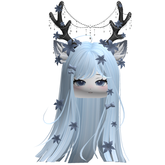 Ethereal Christmas Fairy Fawn Hair w/ Antlers
