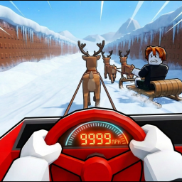 +1 Speed Sled Santa icon