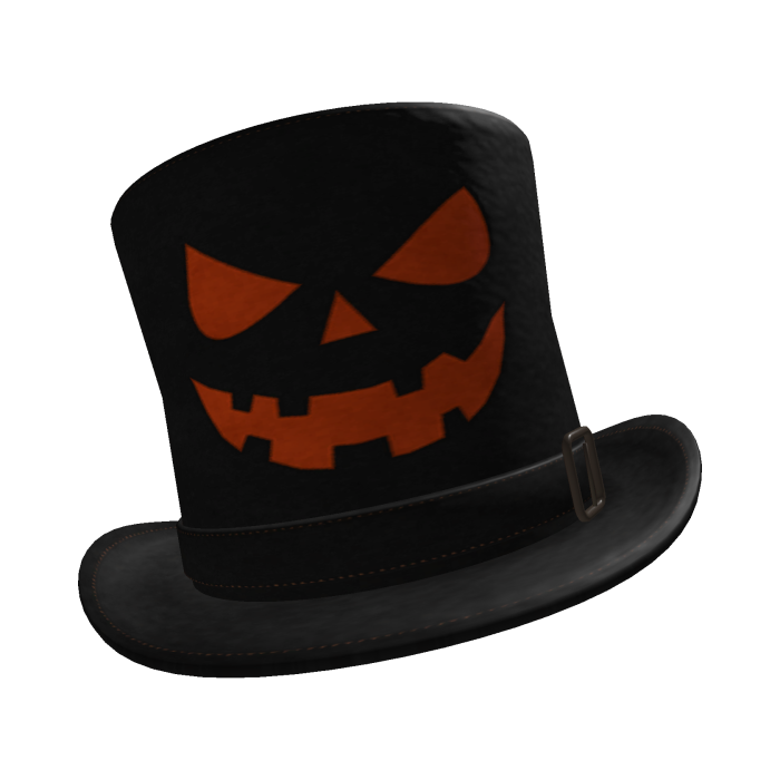 Halloween Jack O Lantern Top Hat