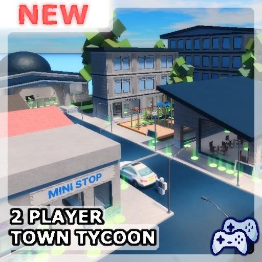2 Player Town Tycoon 🏙️ official Roblox game thumbnail