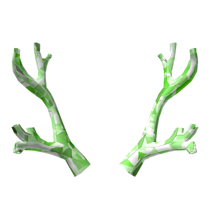 Green Crystal Sakura Antlers Recolor [ADDON] Roblox item