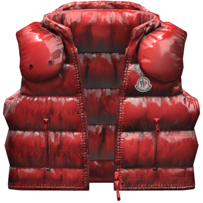 ⭐Red Designer Clizzy Vest W/ Hood thumbnail