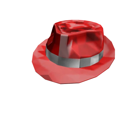 Red Sparkle Time Fedora | Roblox Item - Rolimon's