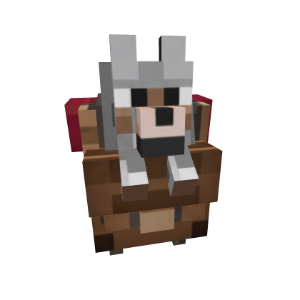 Dog Puupy Backpack in 3D Pixel Cube  Roblox item