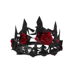Red Roses Black Gothic Crown