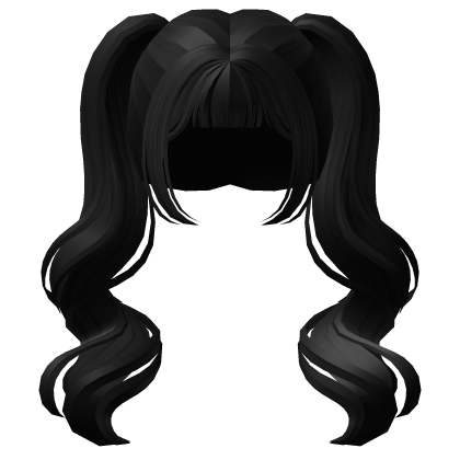 Candy Curly Pigtails Black