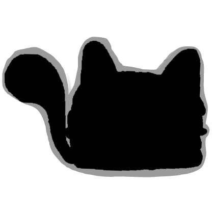 Black + White SillyBurg Pin thumbnail