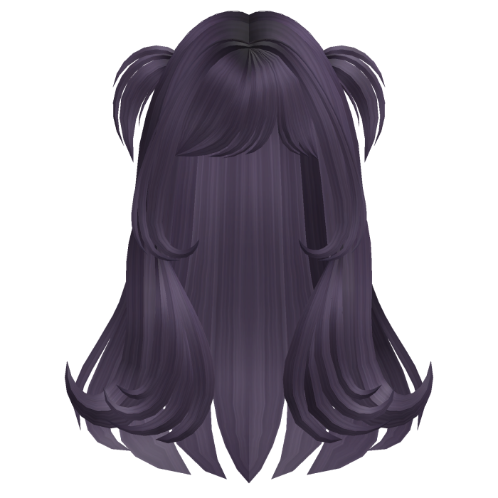 Cute Long Kawaii Doll Pigtail Hair (Purple)