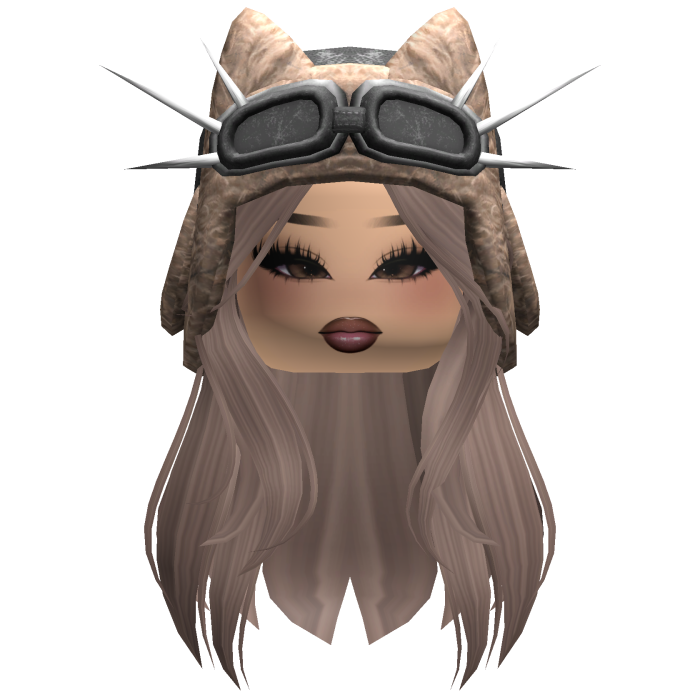 Grunge Punk Mink Straight Hair w/ Ushanka & Makeup