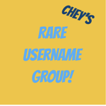 Cchheys group of rare usernames