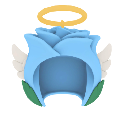 Blue Rose Halo Helmet Roblox item