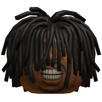 Messy Dreadlocks Over Man Face Roblox item