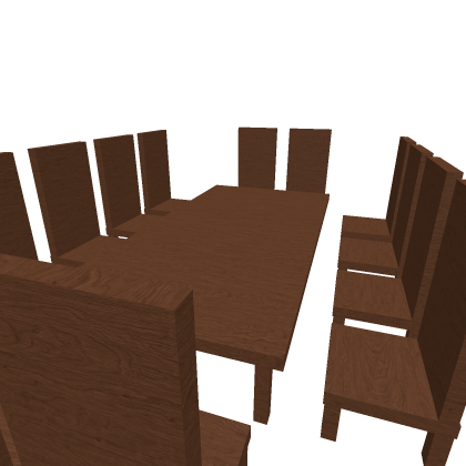 12 Chairs with a Table