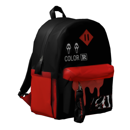 Ghostface Red Horror Backpack Roblox item