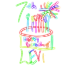 Levi's birthday cake