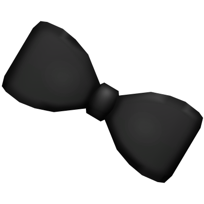 Scene Simple Black Hair Bow Roblox item