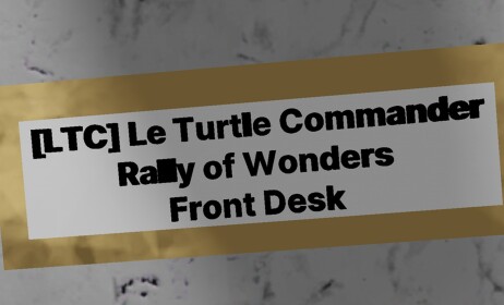 [LTC] Rally of Wonders *not finish*